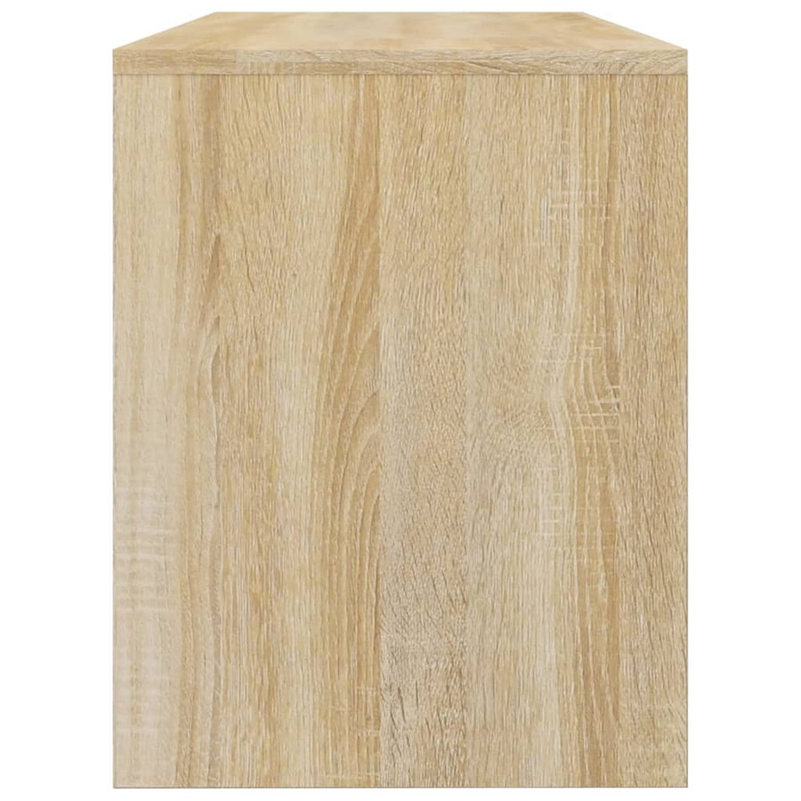 Kaptafelkruk 70x35x45 cm bewerkt hout sonoma eikenkleurig