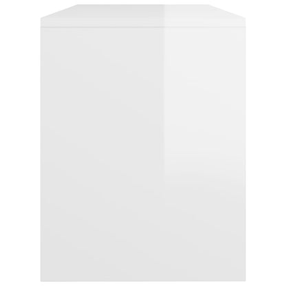 Kaptafelkruk 70X35X45 Cm Bewerkt Hout Hoogglans Wit