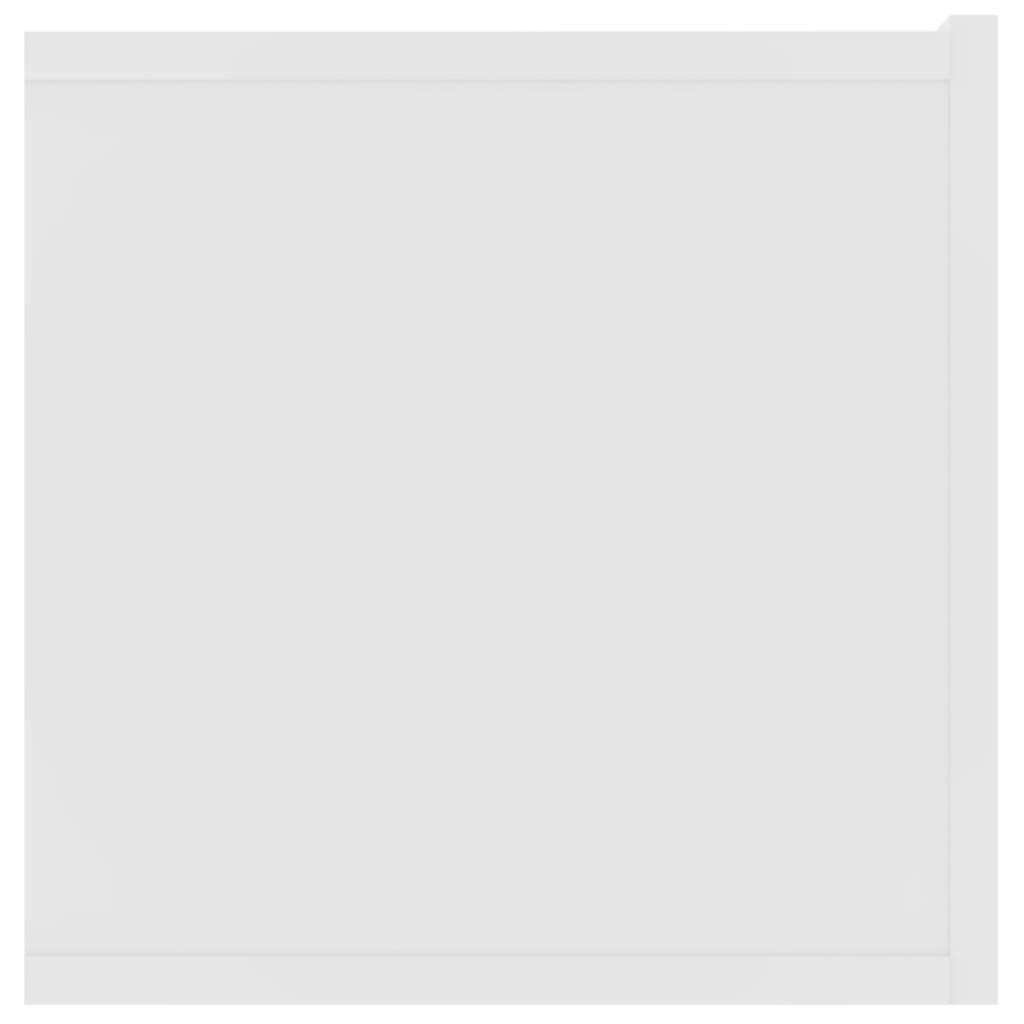 Tv-Meubels 80X30X30 Cm Bewerkt Hout 2 Wit