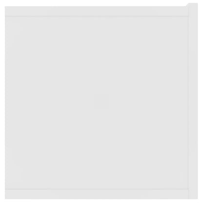 Tv-Meubels 80X30X30 Cm Bewerkt Hout 2 Wit