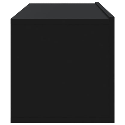 Tv-Wandmeubels 100X30X30 Cm Bewerkt Hout Zwart