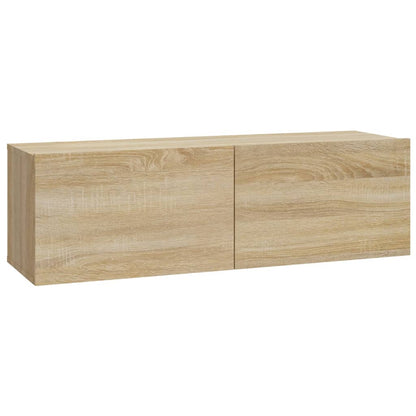 Tv-Meubelen Wandgemonteerd 100X30X30 Cm Hout Sonoma eiken