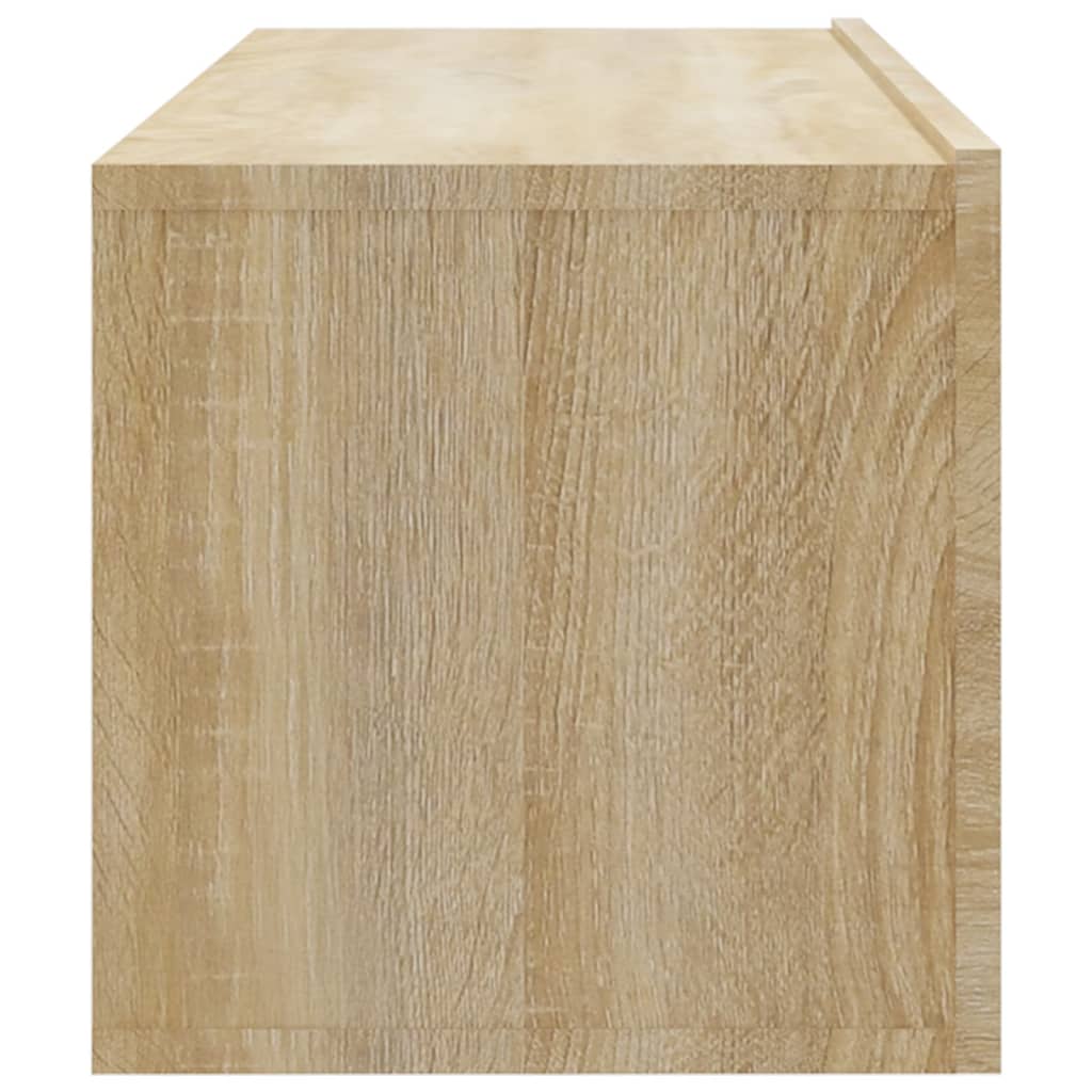 Tv-Meubelen Wandgemonteerd 100X30X30 Cm Hout Sonoma eiken