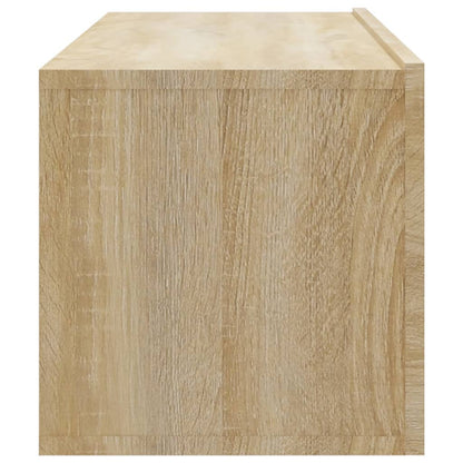 Tv-Meubelen Wandgemonteerd 100X30X30 Cm Hout Sonoma eiken