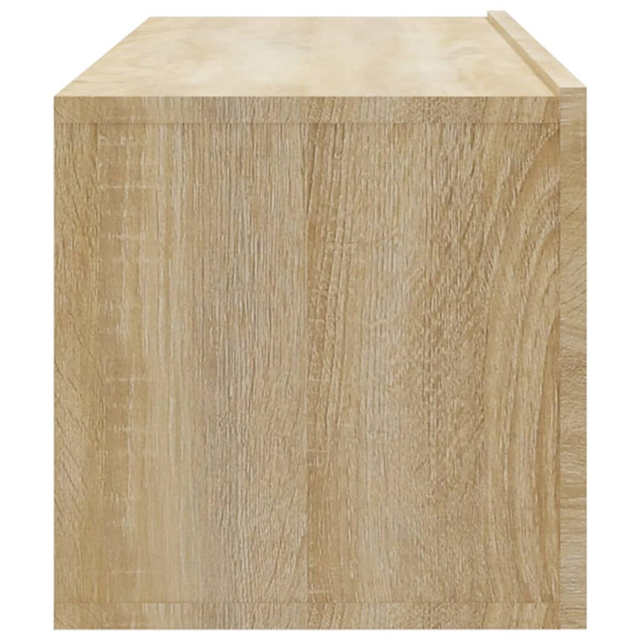 Tv-Meubelen Wandgemonteerd 100X30X30 Cm Hout Sonoma eiken