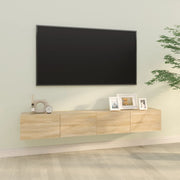 TV cabinets 2 pcs 100x30x30 cm Sonoma oak-coloured wood