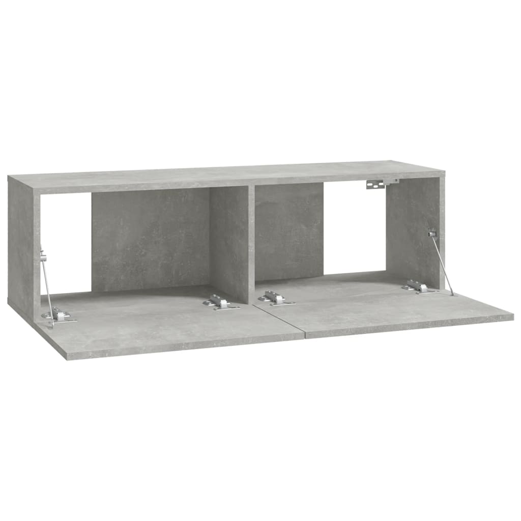 Tv-Meubelen Wandgemonteerd 100X30X30 Cm Hout Betongrijs