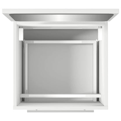 Badkamerkast met spiegel 41x38,5x48 cm wit