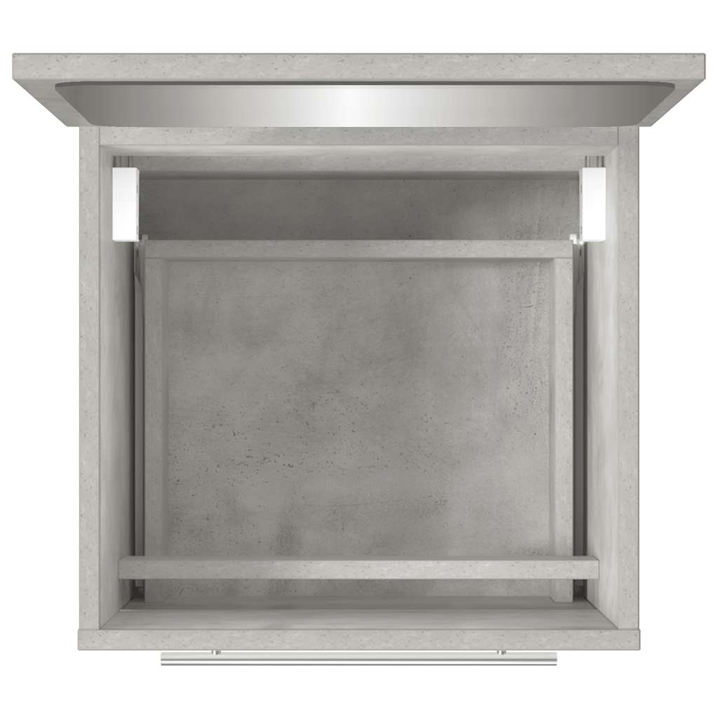 Badkamerkast Met Spiegel 41X38,5X48 Cm Betongrijs