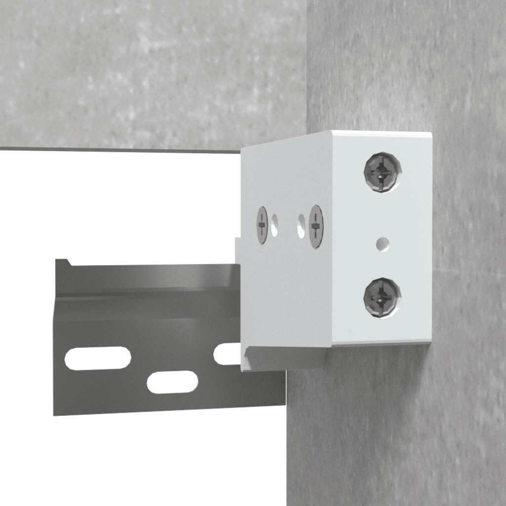 Badkamerkast Met Spiegel 41X38,5X48 Cm Betongrijs