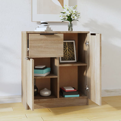Dressoir 60X30X70 Cm Bewerkt Hout Kleurig Sonoma eiken