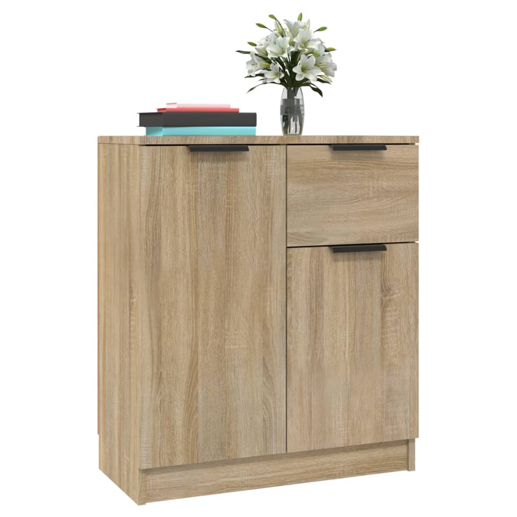 Dressoir 60X30X70 Cm Bewerkt Hout Kleurig Sonoma eiken