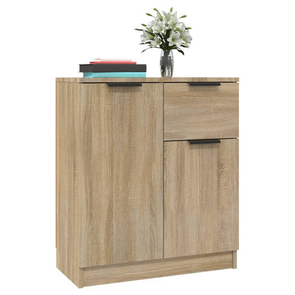 Dressoir 60X30X70 Cm Bewerkt Hout Kleurig Sonoma eiken