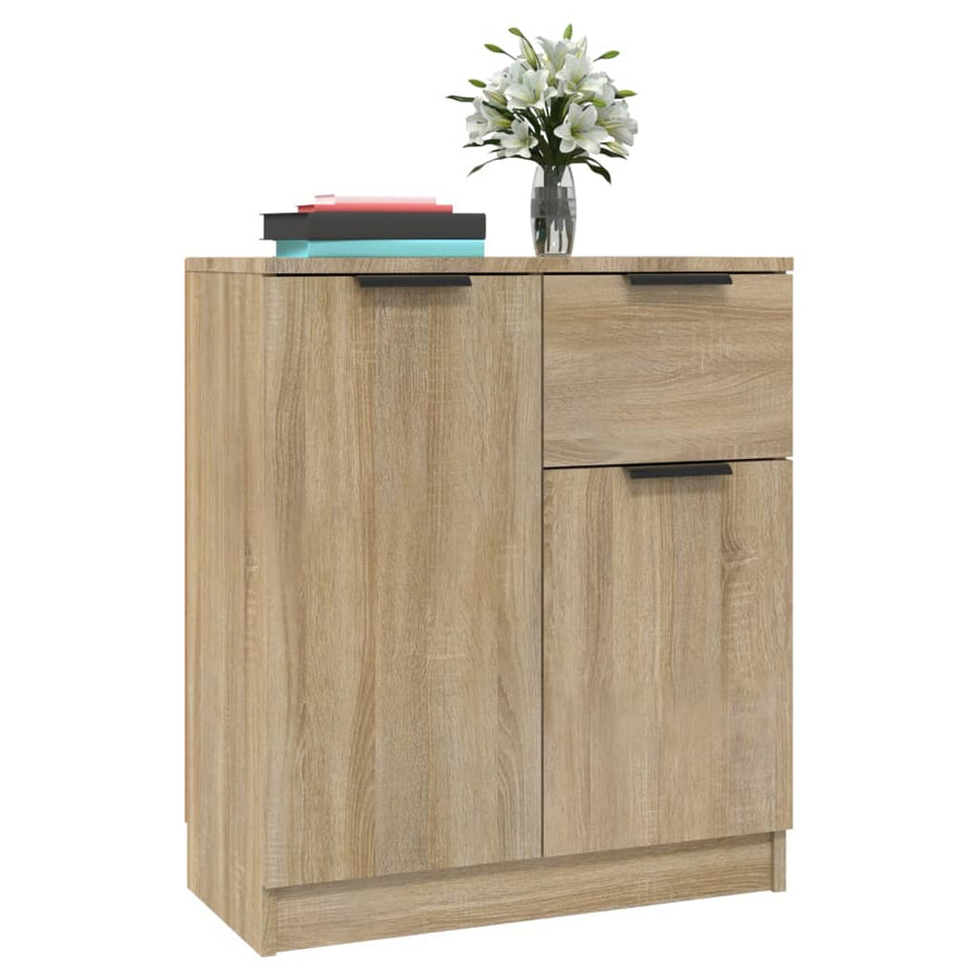 Dressoir 60X30X70 Cm Bewerkt Hout Kleurig Sonoma eiken