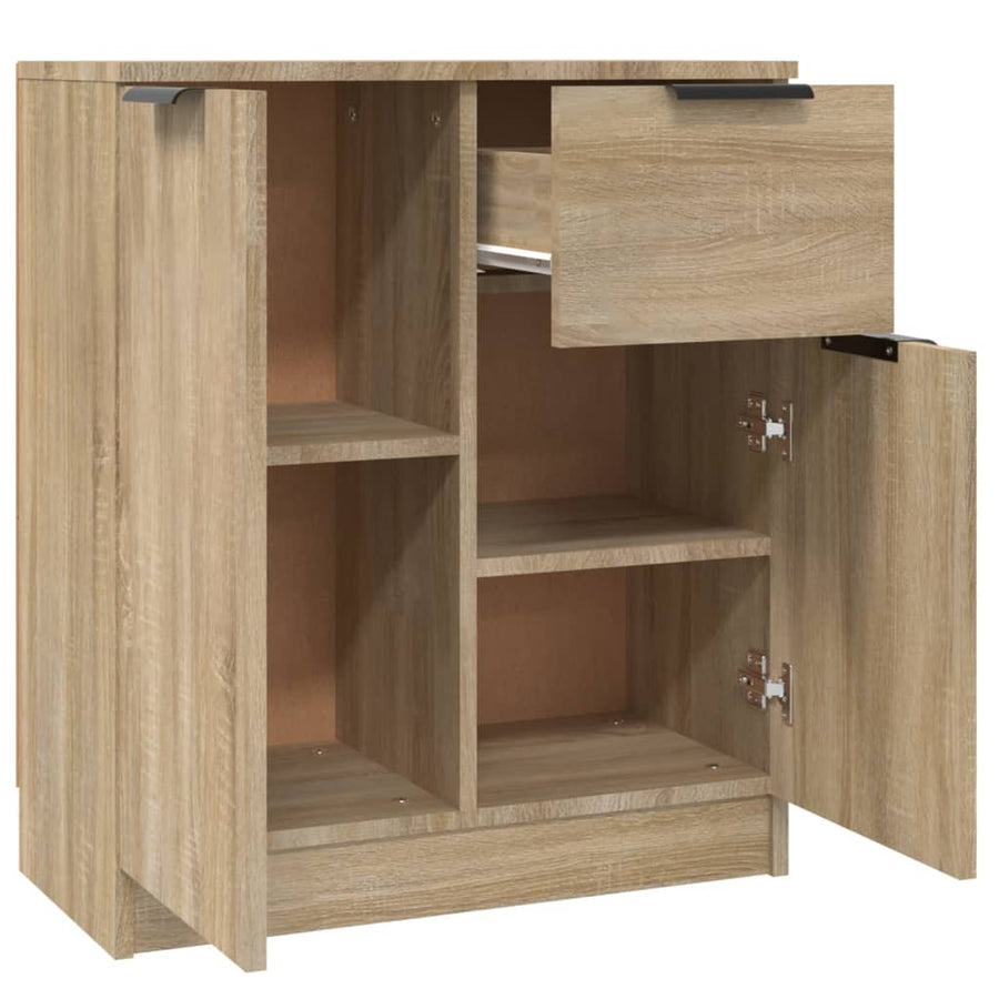 Dressoir 60X30X70 Cm Bewerkt Hout Kleurig Sonoma eiken