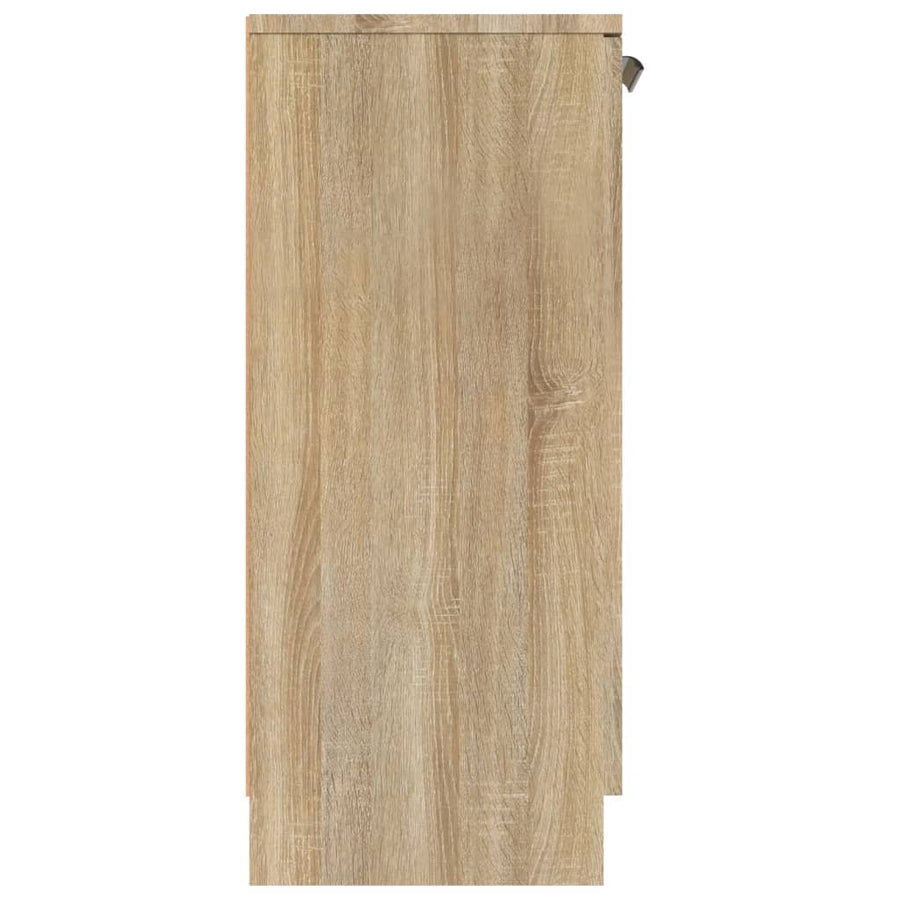 Dressoir 60X30X70 Cm Bewerkt Hout Kleurig Sonoma eiken