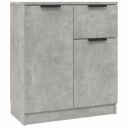 Dressoir 60X30X70 Cm Bewerkt Hout Betongrijs