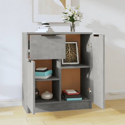 Dressoir 60X30X70 Cm Bewerkt Hout Betongrijs