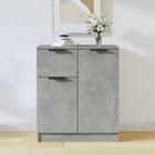 Sideboard 60x30x70 cm engineered wood concrete gray