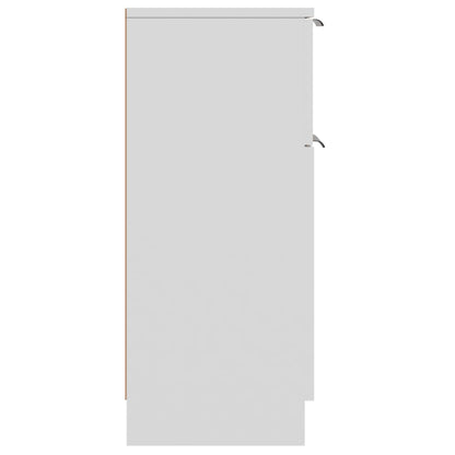 Dressoirs 30X30X70 Cm Bewerkt Hout 2 Wit