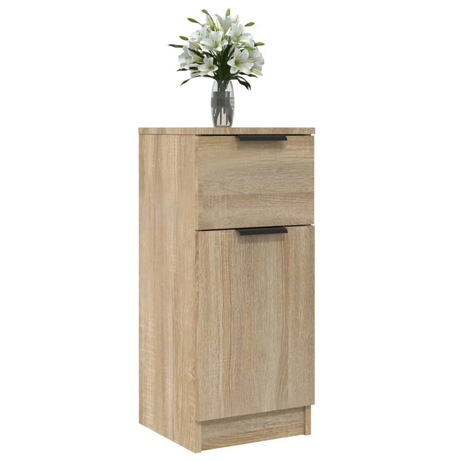 Dressoir 30X30X70 Cm Bewerkt Hout Kleurig 1 Sonoma eiken
