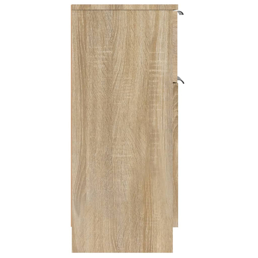 Dressoir 30X30X70 Cm Bewerkt Hout Kleurig 1 Sonoma eiken