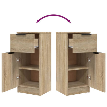 Dressoir 30X30X70 Cm Bewerkt Hout Kleurig 1 Sonoma eiken