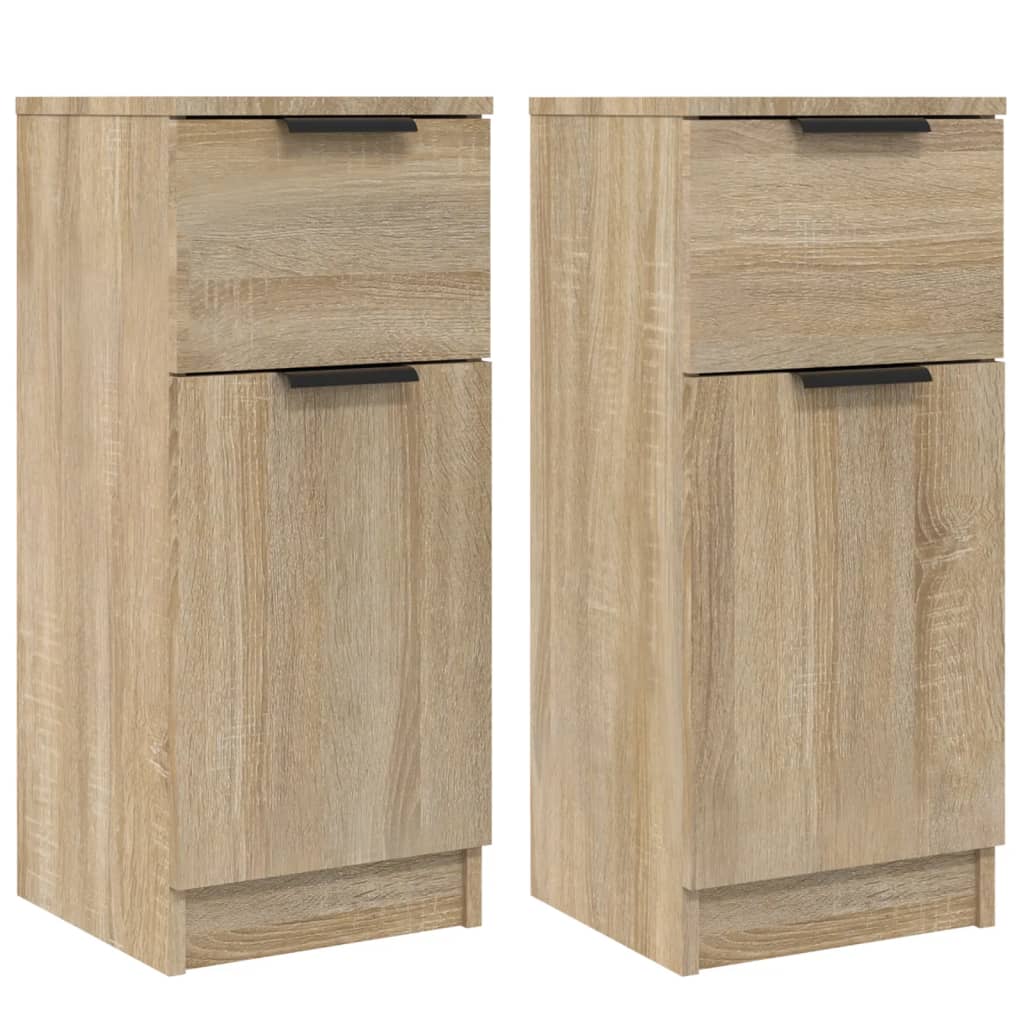 Dressoirs 30X30X70 Cm Bewerkt Hout Kleurig 2 Sonoma eiken