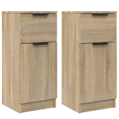 Dressoirs 30X30X70 Cm Bewerkt Hout Kleurig 2 Sonoma eiken