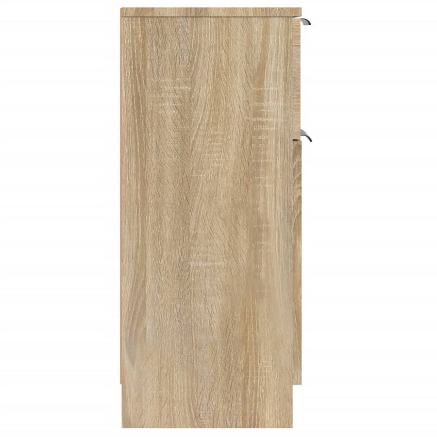 Dressoirs 30X30X70 Cm Bewerkt Hout Kleurig 2 Sonoma eiken
