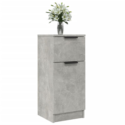 Dressoirs 30X30X70 Cm Bewerkt Hout 2 Betongrijs