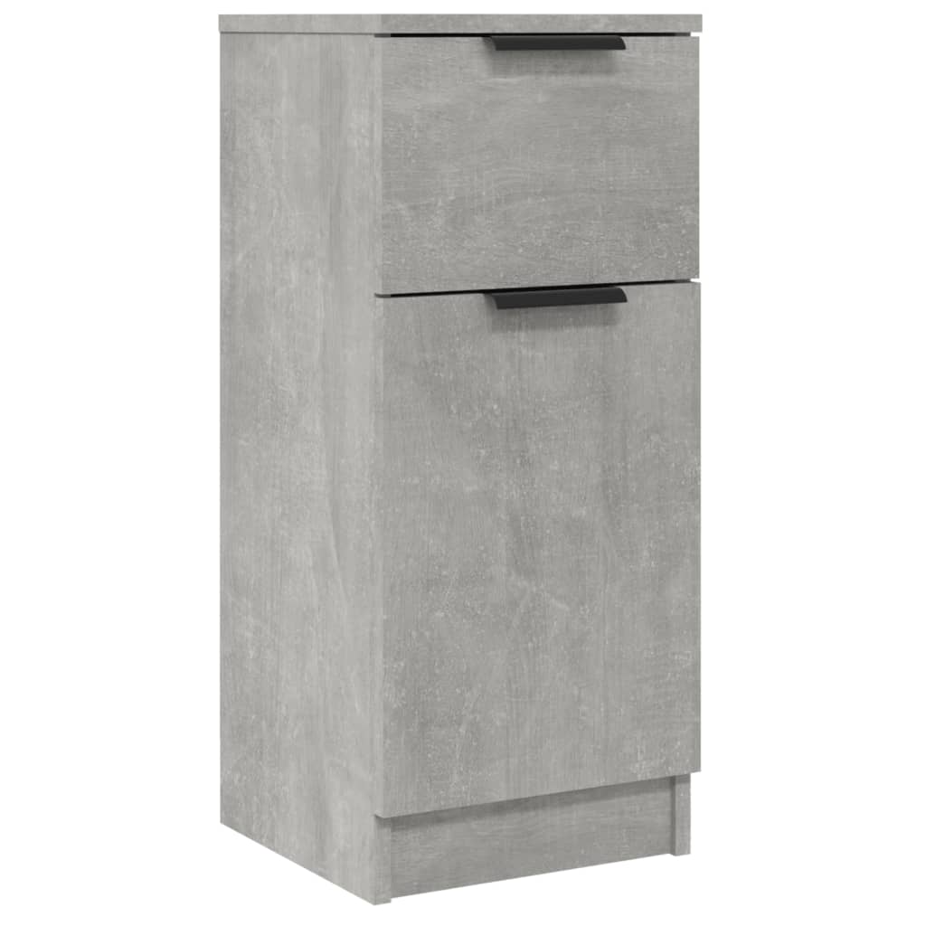 Dressoirs 30X30X70 Cm Bewerkt Hout 2 Betongrijs