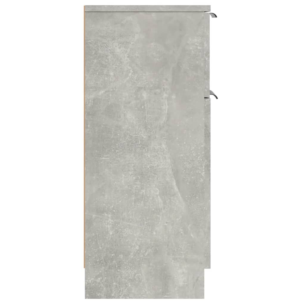 Dressoirs 30X30X70 Cm Bewerkt Hout 2 Betongrijs