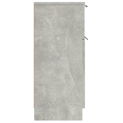 Dressoirs 30X30X70 Cm Bewerkt Hout 2 Betongrijs
