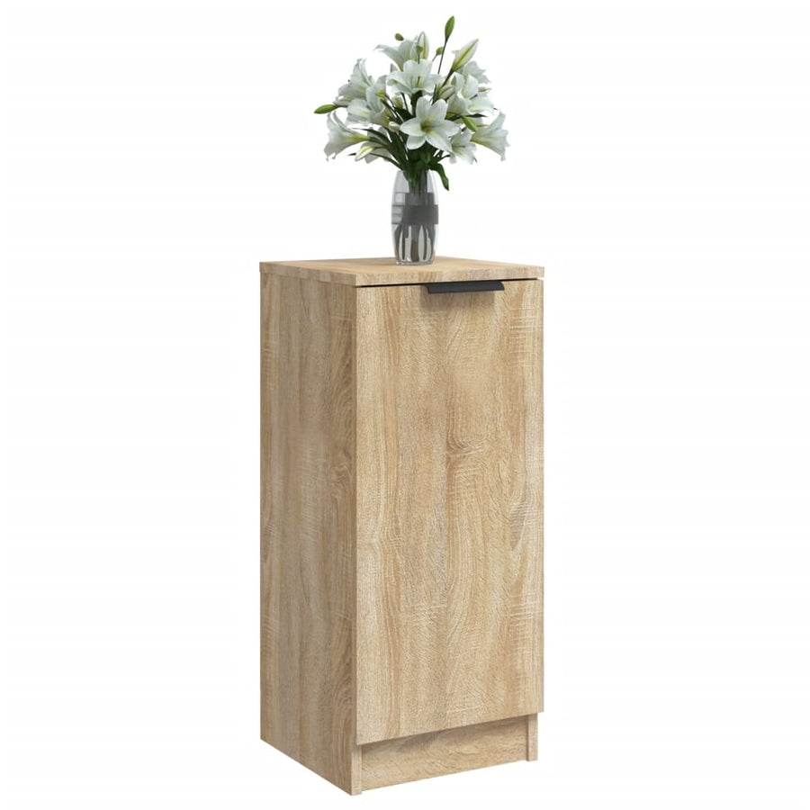 Dressoir 30X30X70 Cm Bewerkt Hout Sonoma Eikenkleurig