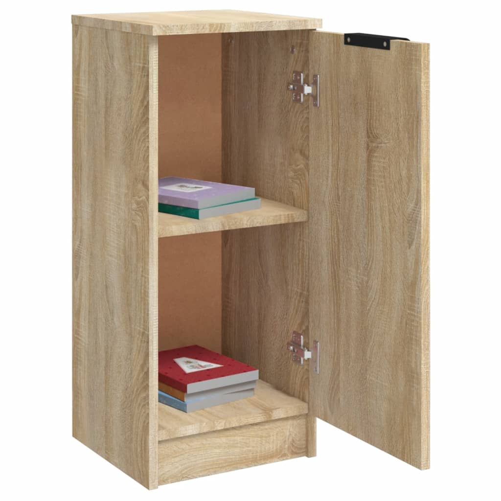Dressoir 30X30X70 Cm Bewerkt Hout Sonoma Eikenkleurig