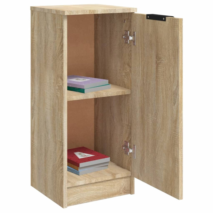 Dressoir 30X30X70 Cm Bewerkt Hout Sonoma Eikenkleurig