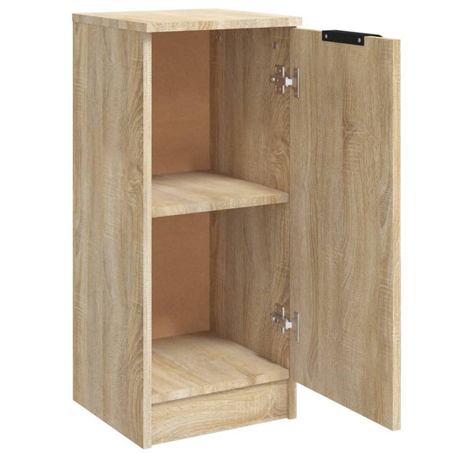 Dressoir 30X30X70 Cm Bewerkt Hout Sonoma Eikenkleurig