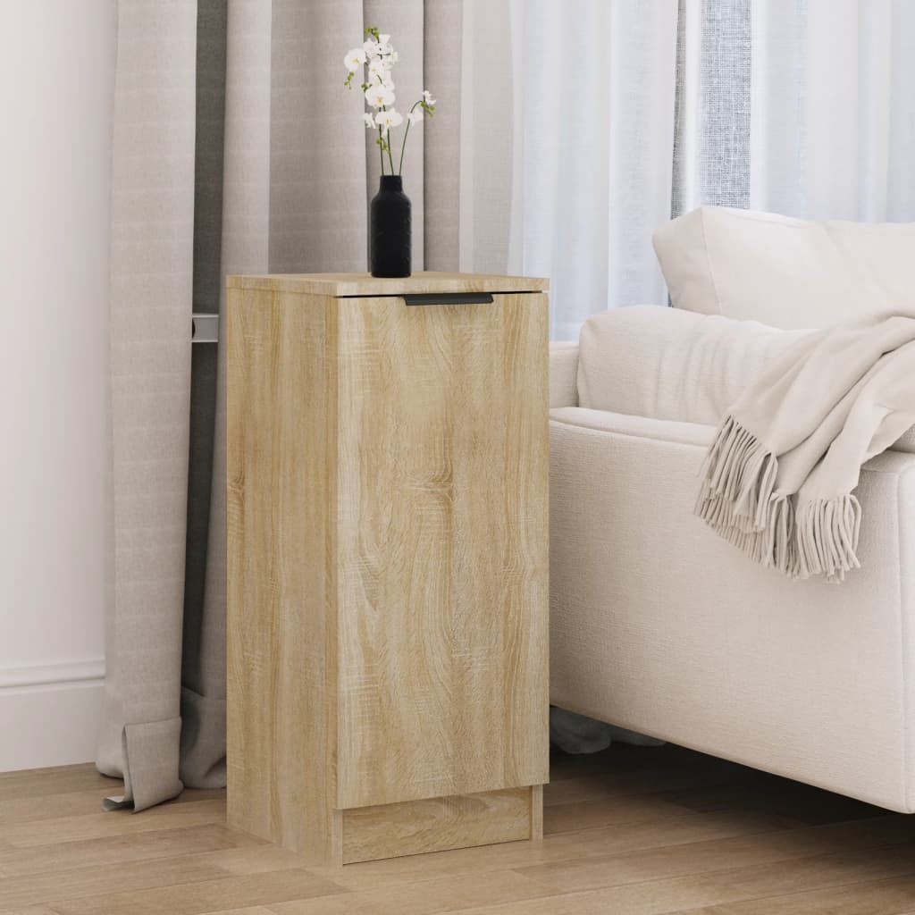 Dressoir 30X30X70 Cm Bewerkt Hout Sonoma Eikenkleurig