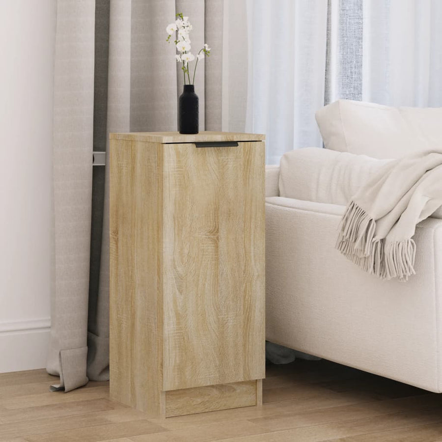 Dressoir 30X30X70 Cm Bewerkt Hout Sonoma Eikenkleurig