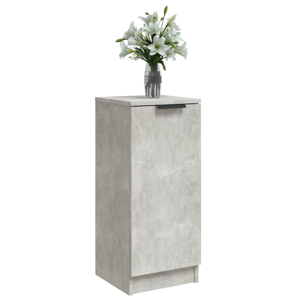 Dressoir 30X30X70 Cm Bewerkt Hout 1 Betongrijs