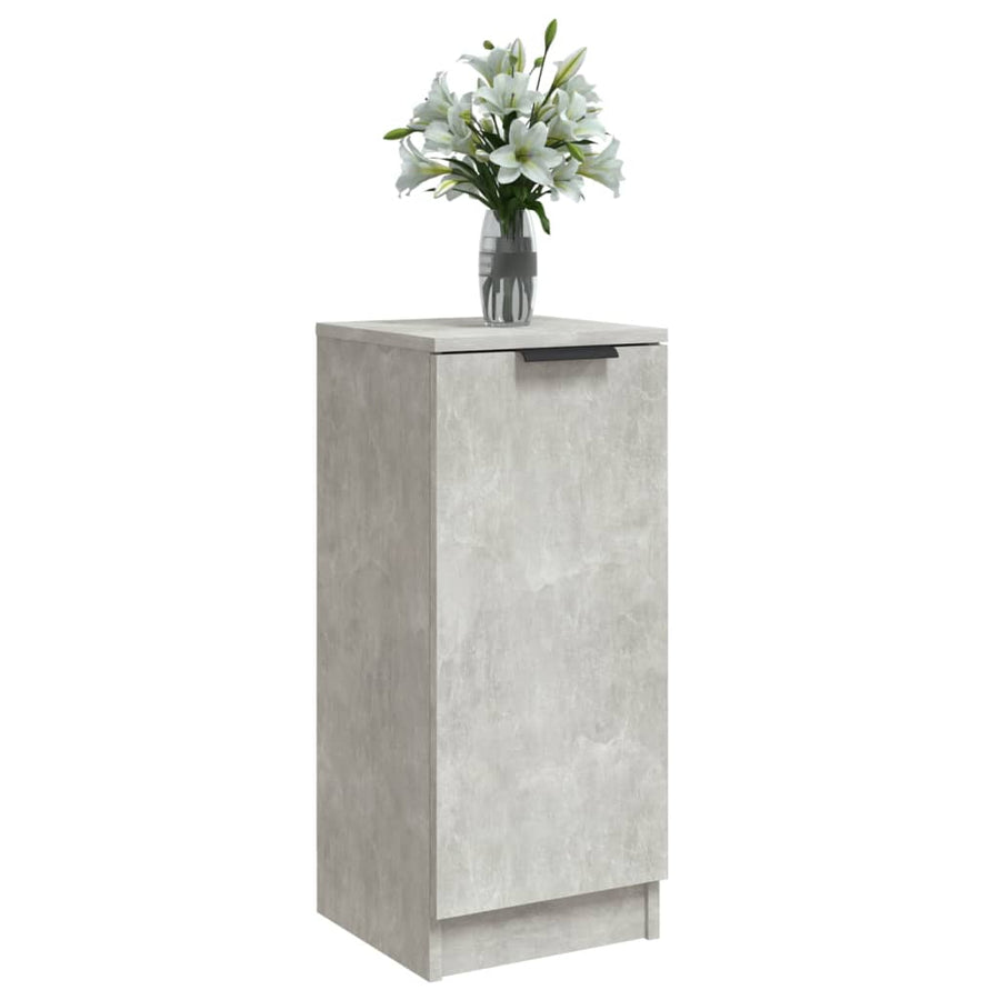 Dressoir 30X30X70 Cm Bewerkt Hout 1 Betongrijs