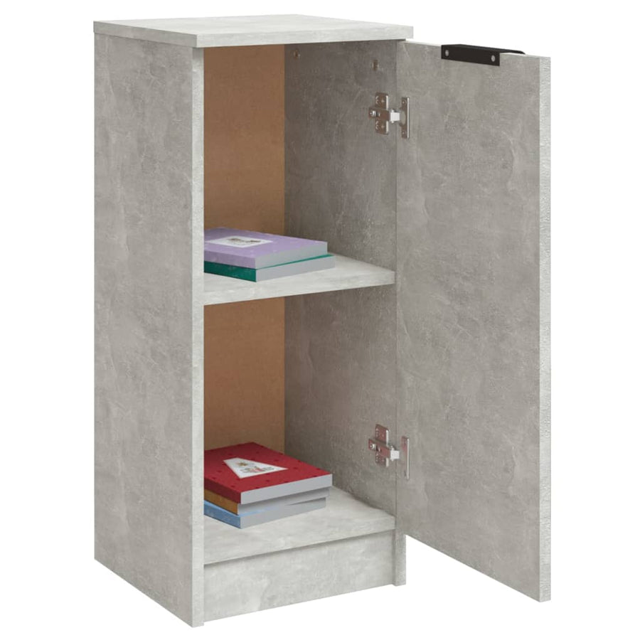 Dressoir 30X30X70 Cm Bewerkt Hout 1 Betongrijs