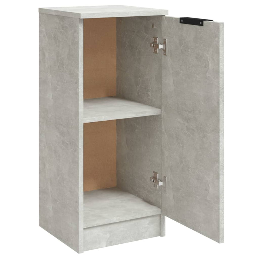 Dressoir 30X30X70 Cm Bewerkt Hout 1 Betongrijs