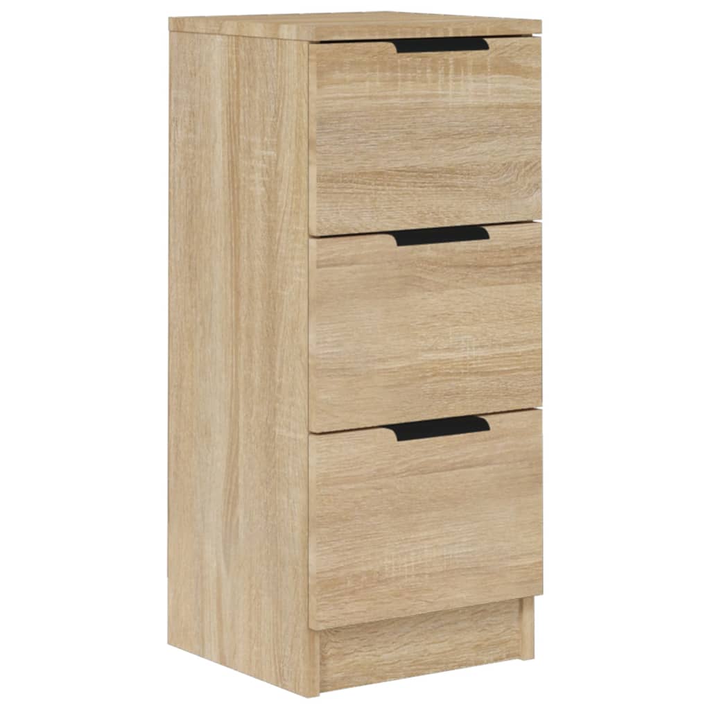 Dressoir 30X30X70 Cm Bewerkt Hout Sonoma Eikenkleurig