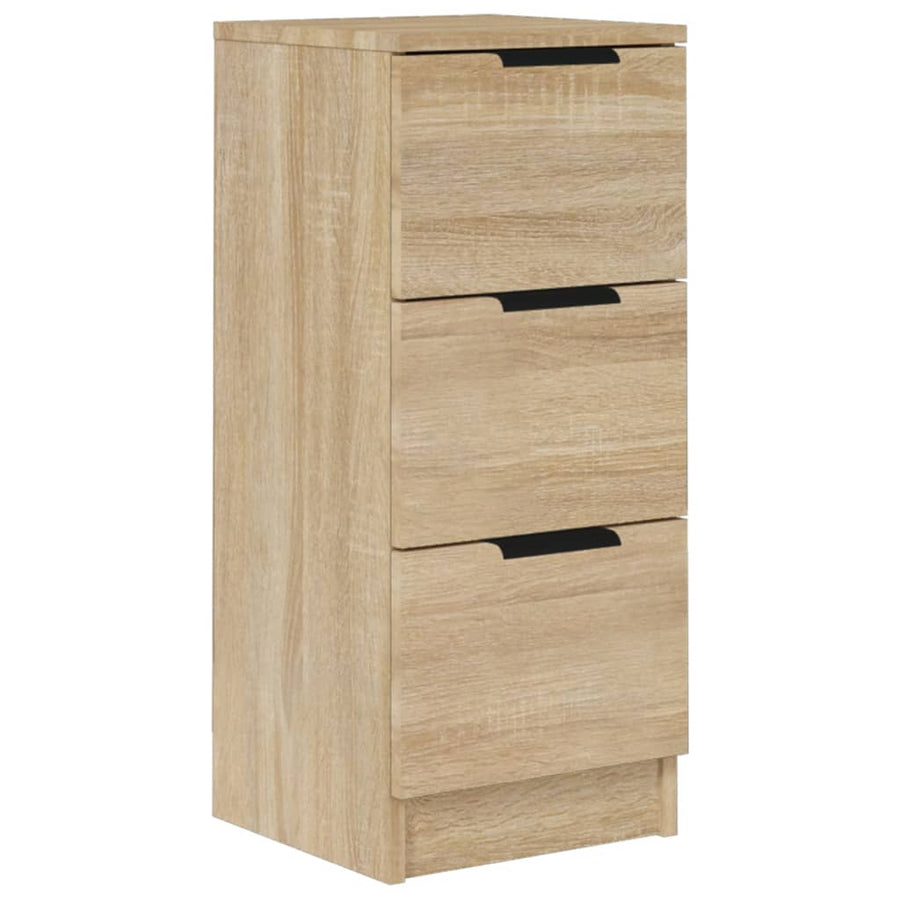 Dressoir 30X30X70 Cm Bewerkt Hout Sonoma Eikenkleurig