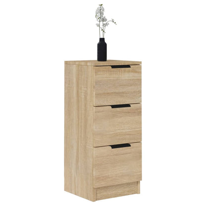 Dressoir 30X30X70 Cm Bewerkt Hout Sonoma Eikenkleurig