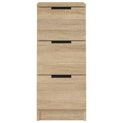 Dressoir 30X30X70 Cm Bewerkt Hout Sonoma Eikenkleurig