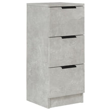 Dressoir 30X30X70 Cm Bewerkt Hout Betongrijs