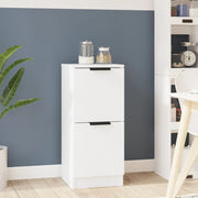 Sideboard 30x30x70 cm treated wood white
